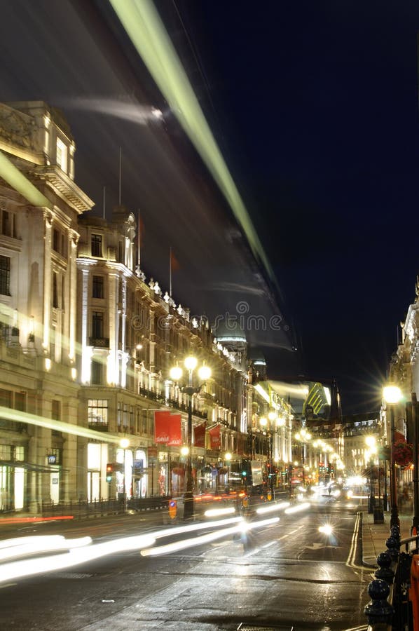 Regent Street in night