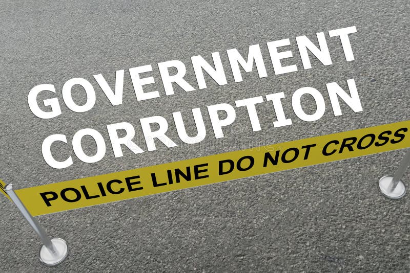 Regierungskorruptionskonzept