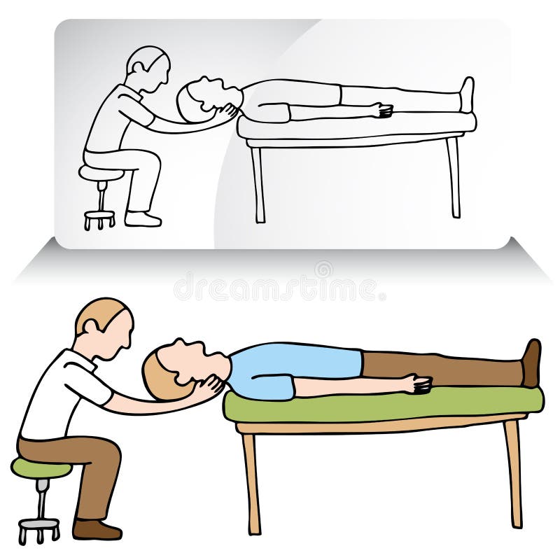 An image of a chiropractor treating a patient. An image of a chiropractor treating a patient.