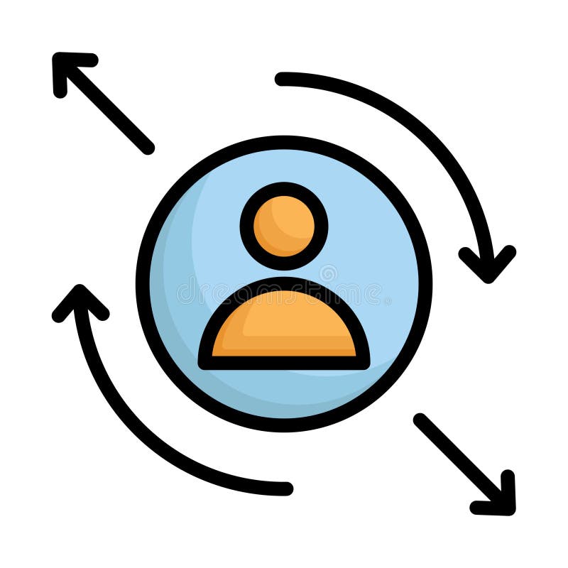 Regular visitor, returning visitor Vector Icon which can easily modify vector illustration