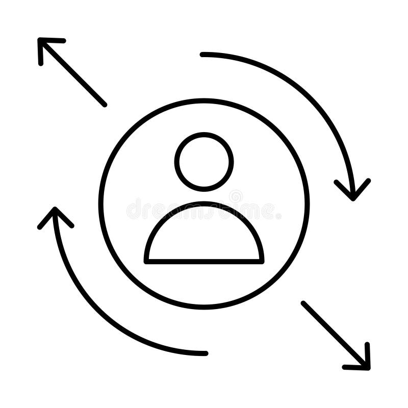 Regular visitor, returning visitor Vector Icon which can easily modify royalty free illustration
