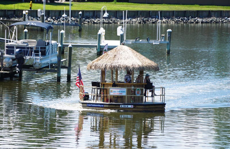 Rehoboth Beach, Delaware, U.S.a August 13, 2022 the Small Tiki Bar