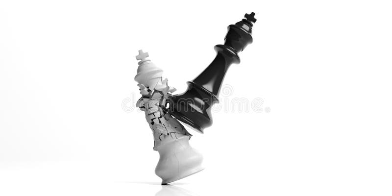Rei Pieces Checkmate Da Xadrez Ilustração Stock - Ilustração de