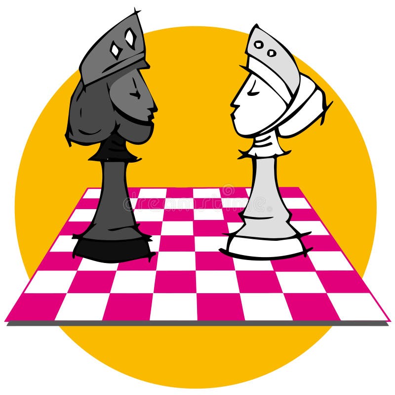 Rei Pieces Checkmate Da Xadrez Ilustração Stock - Ilustração de fundo,  cavaleiro: 79191999