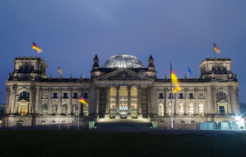 Reichstag Berlin fotografia royalty free
