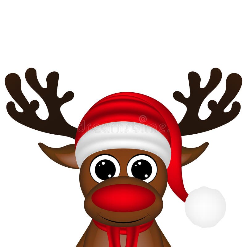 Reindeer stock illustration. Illustration of rudolf, antlers - 64487134