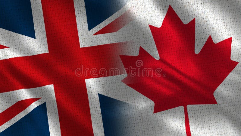 Reino Unido e Canadá imagens de stock Reino Unido e Canadá imagens de stock
