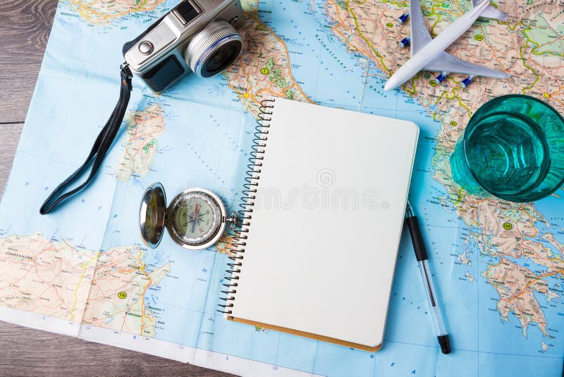 Reis, reisvakantie, de hulpmiddelen van het toerismemodel