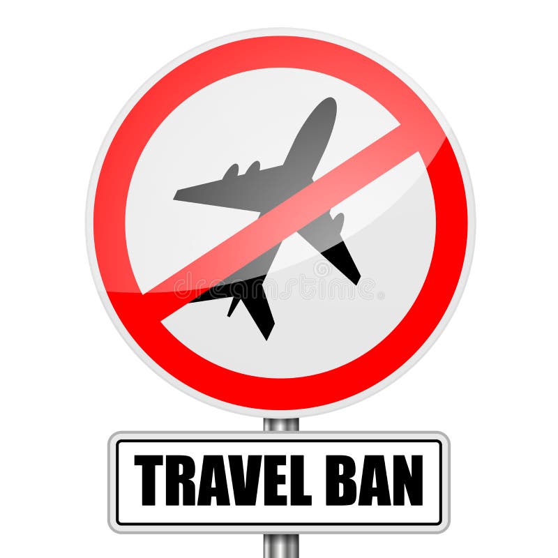 Reiseverbot-Zeichen