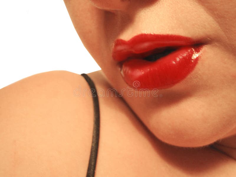 Reizvolle Lippen lizenzfreie stockfotos Reizvolle Lippen lizenzfreie stockfotos