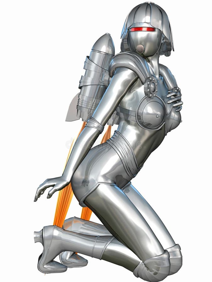 Cyborg stock abbildung