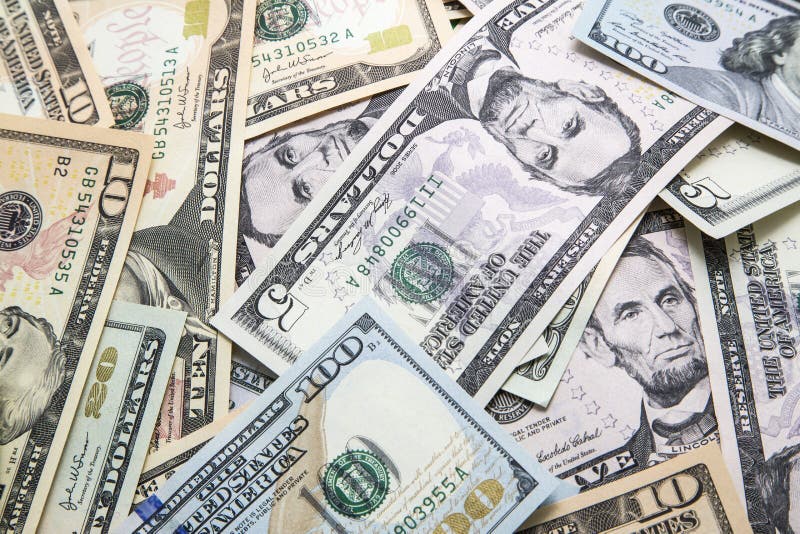 Rekeningen van het close-up de kleurrijke Amerikaanse contante geld