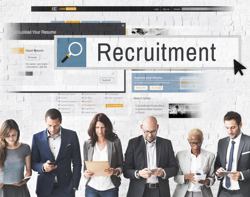 Rekrytering Job Work Vacancy Search Concept royaltyfria bilder Rekrytering Job Work Vacancy Search Concept royaltyfria bilder