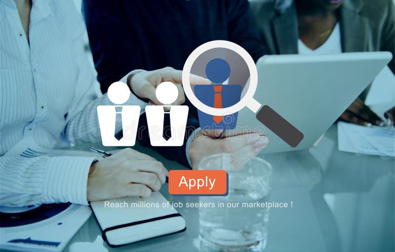 Rekrytering som hyr anställning Job Seekers Concept arkivbild Rekrytering som hyr anställning Job Seekers Concept arkivbild