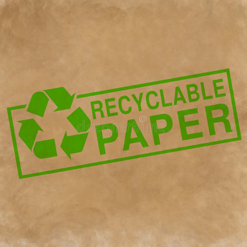 Rekupereerbaar document symbool royalty-vrije illustratie Rekupereerbaar document symbool royalty-vrije illustratie
