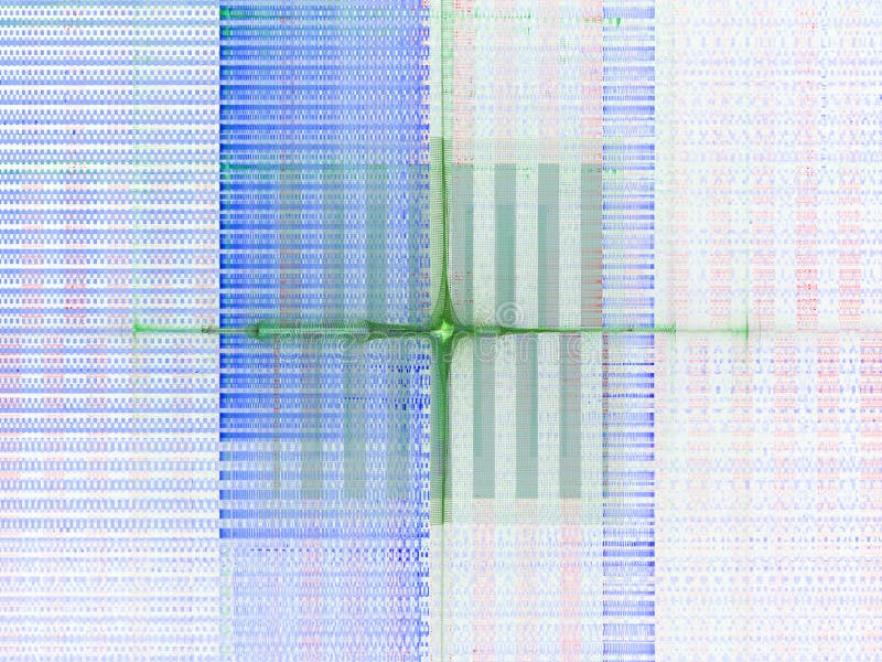 Rekursiver Fractal-Flammehintergrund lizenzfreie abbildung