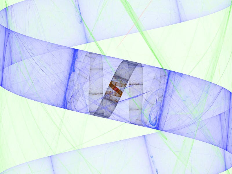 Rekursiver Fractal-Flammehintergrund stock abbildung