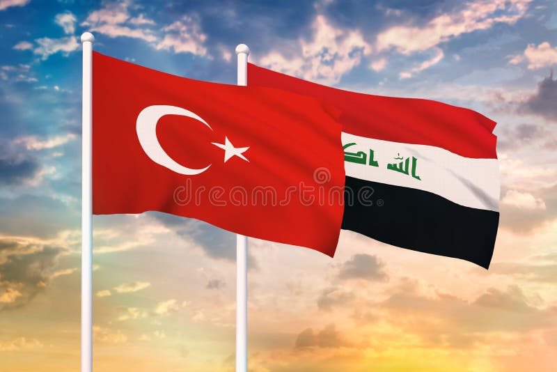 Turkey and Iraq Flags Together Textile Cloth, Fabric Texture Stock  Illustration - Illustration of independence, international: 139623268