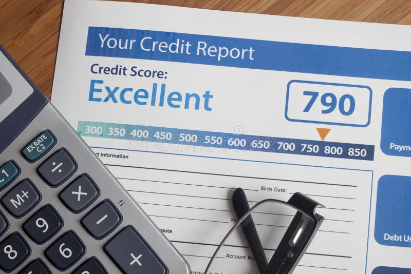 Relatório de crédito com contagem