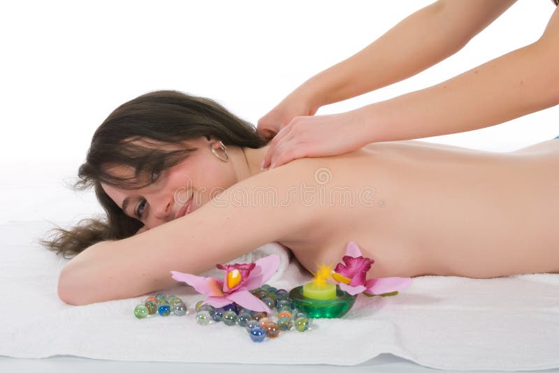 Relax massage to the girl