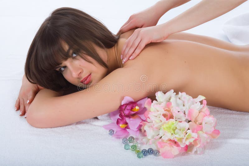 Relax massage to the girl