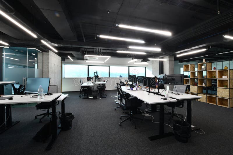 Relaxation area in Modern Office royalty free stock photo