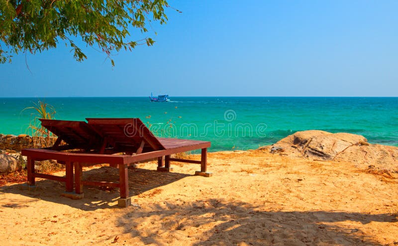 Relaxation on the beach