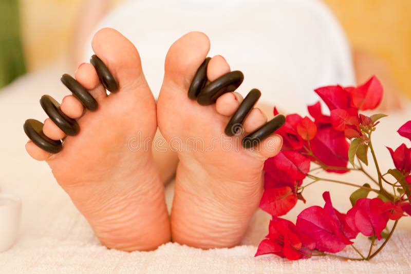 Relaxation Foot Massage stock photo. Image of body, clinic 43300110