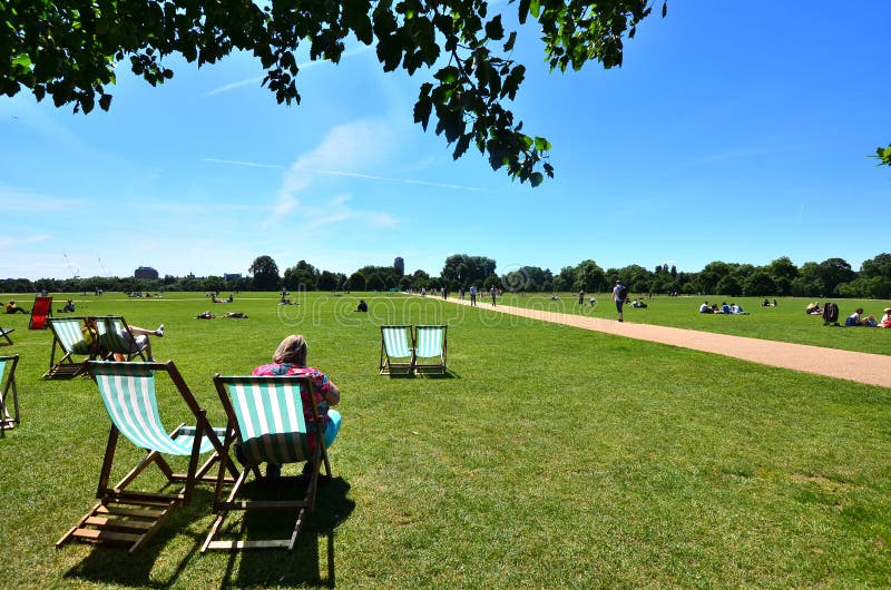 Relaxation at Hyde Park