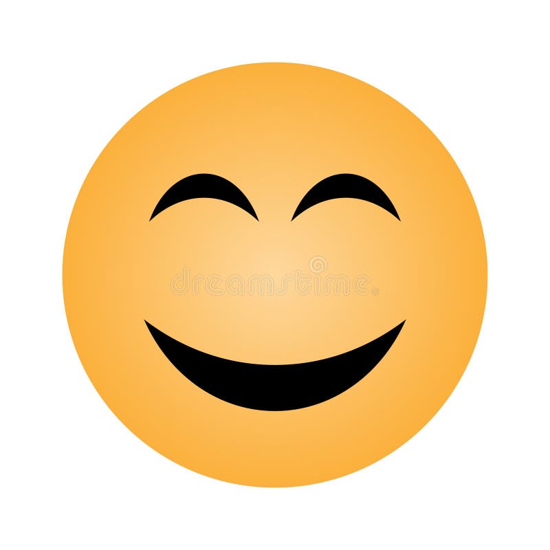 Relaxed emoji icon design stock vector. Illustration of emoticons