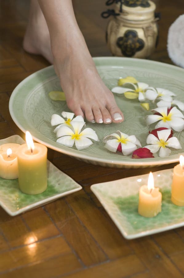 Relaxing Aromatherapy Spa for Feet 8 Stock Image Image of relaxation