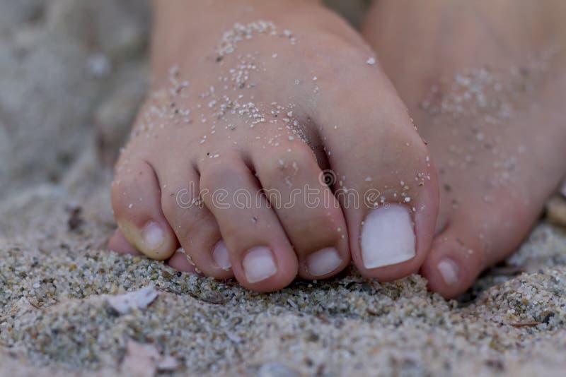 Relaxing Beach Your Feet Warm Sand Stock Photos Free & RoyaltyFree