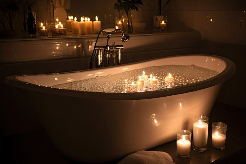 Bubble Bath Candles Stock Illustrations 240 Bubble Bath Candles Stock