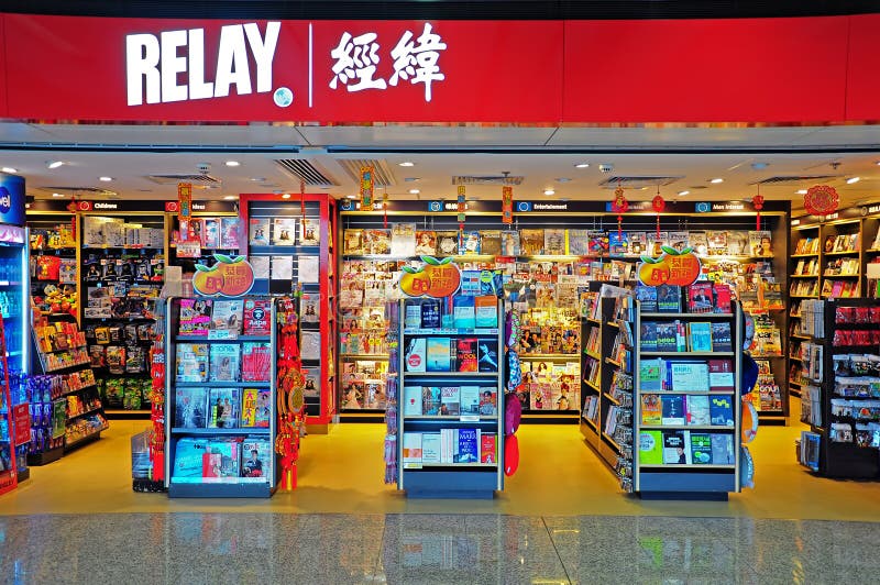 Relay bookstore hong kong editorial photography. Image of publisher
