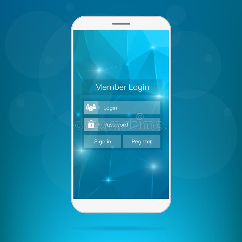 Abstract creative concept vector member login form interface. For web page, site, mobile applications, art illustration, design theme, modern menu, ui, app, contact empty box, banner, profil log in. Abstract creative concept vector member login form interface. For web page, site, mobile applications, art illustration, design theme, modern menu, ui, app, contact empty box, banner, profil log in.