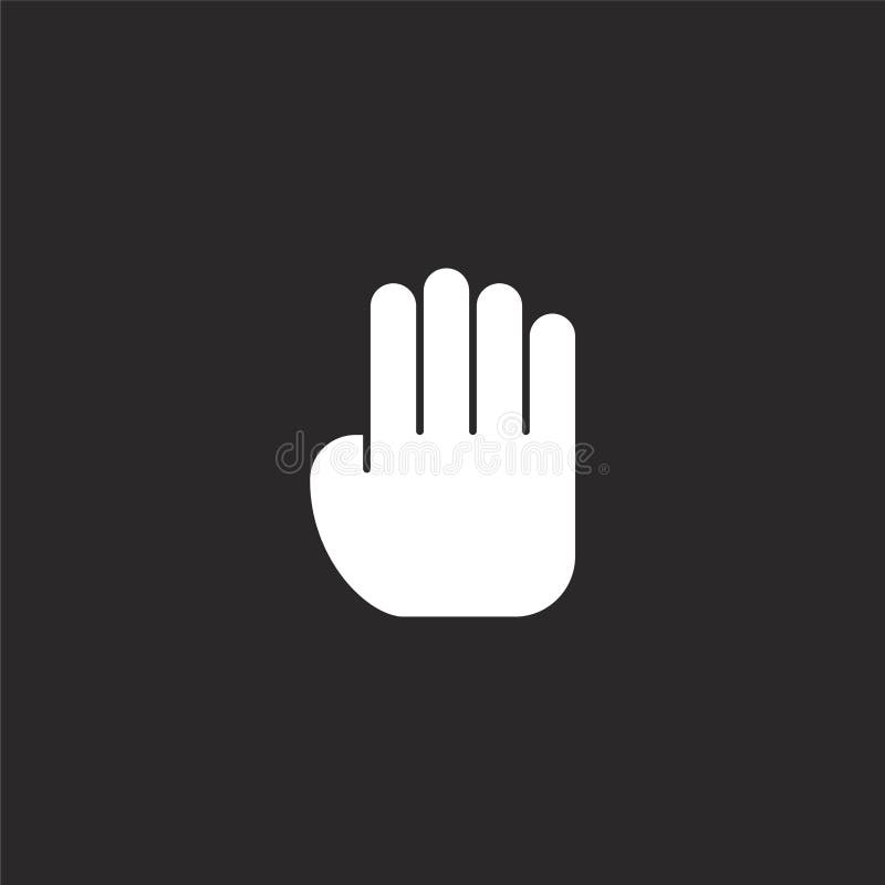 Release icon. Filled release icon for website design and mobile, app development. release icon from filled selection and cursors vector illustration