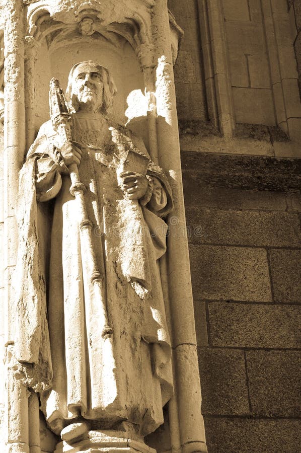 Religious architecture in Truro, Cornwall, England stock photo