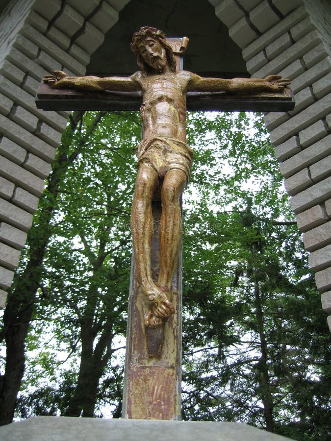 Religious Christian Statue stock photo. Image of crosses - 187640