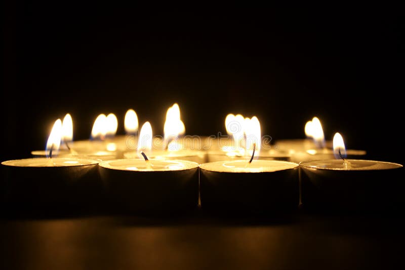 Religious lighted candles stock photo. Image of monastery 30467038