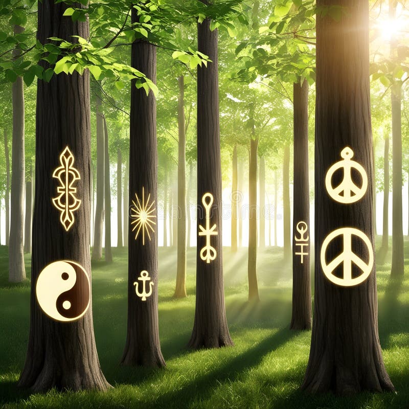 Sacred Roots: Religious Symbols Carved into NatureÃ¢â¬â¢s Bark