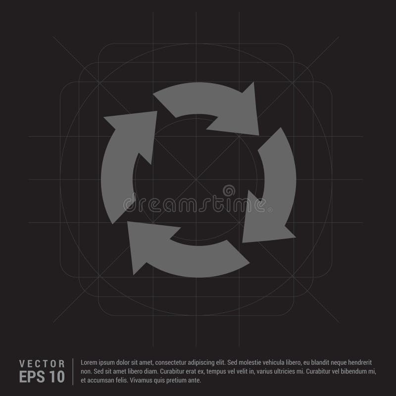 Reload Icon Stock Vector Illustration Of Circular Minimalism 132409207 reload-icon-royalty-free-vector-image-vectorstock