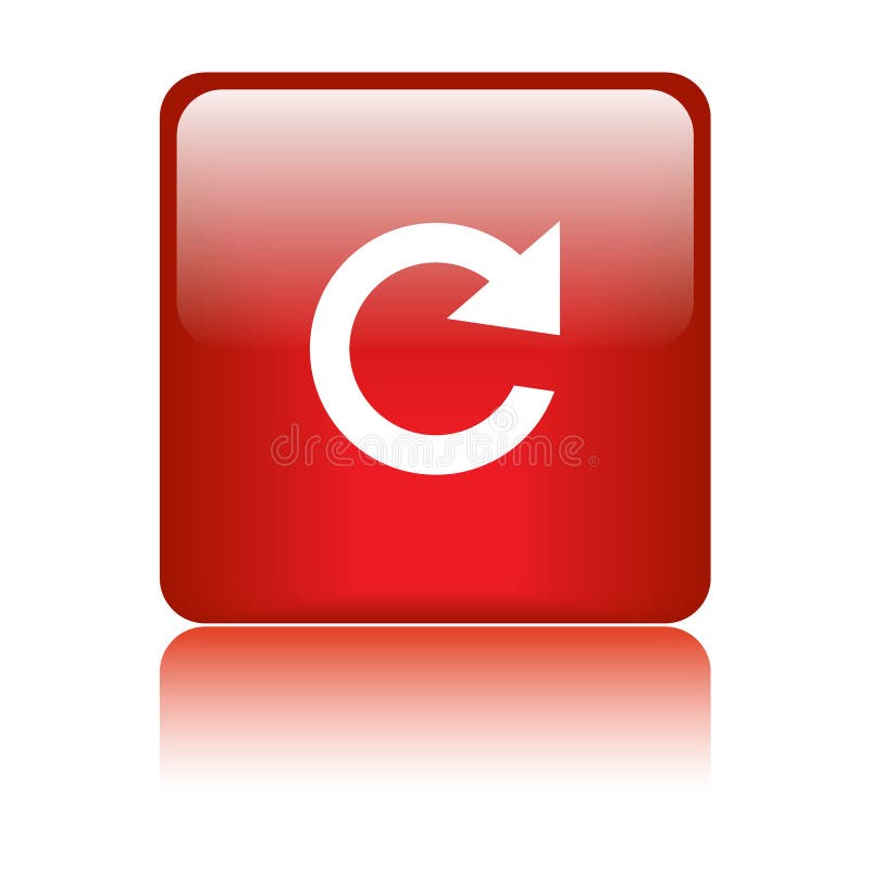 Reload icon web button vector illustration