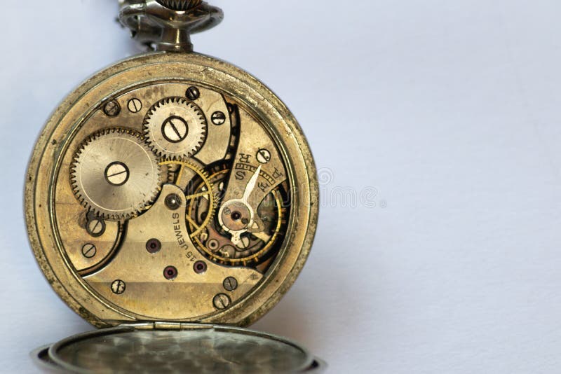Reloj/mecanismo - Reloj De Bolsillo - Detalle Macro Imagen de archivo -  Imagen de industria, viejo: 115491575