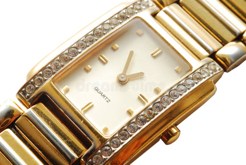 Reloj de oro fotos de archivo libres de regalías Reloj de oro fotos de archivo libres de regalías