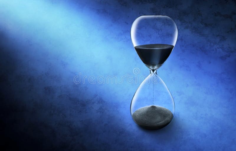Reloj de tiempo del reloj de arena foto de archivo Reloj de tiempo del reloj de arena foto de archivo