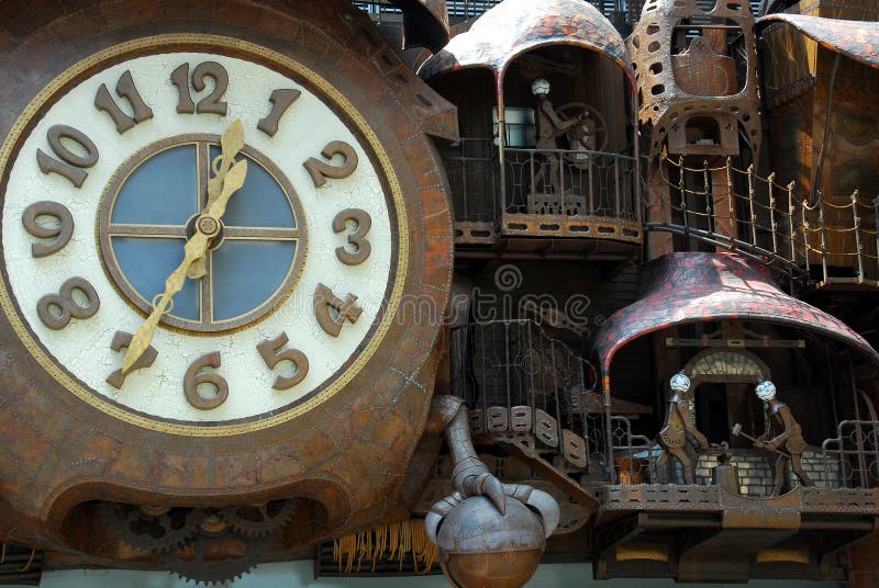 Reloj del cuento de hadas imagenes de archivo Reloj del cuento de hadas imagenes de archivo