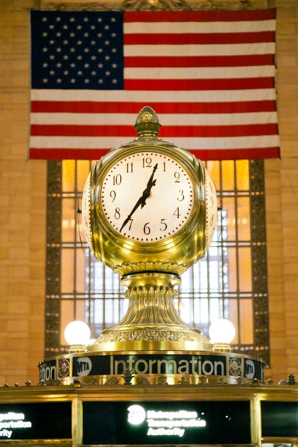 Reloj en el terminal de Grand Central fotos de archivo Reloj en el terminal de Grand Central fotos de archivo