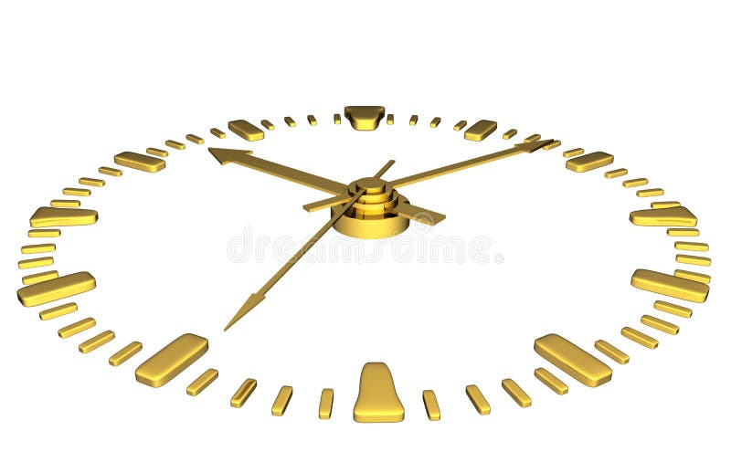 Reloj, esfera de reloj ilustración del vector