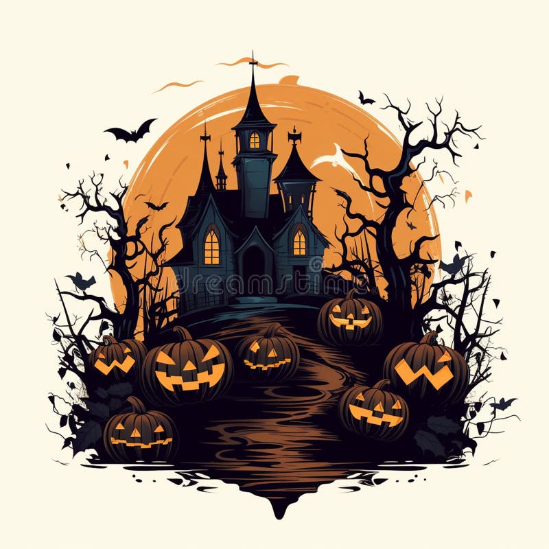 Relva de halloween ilustração stock