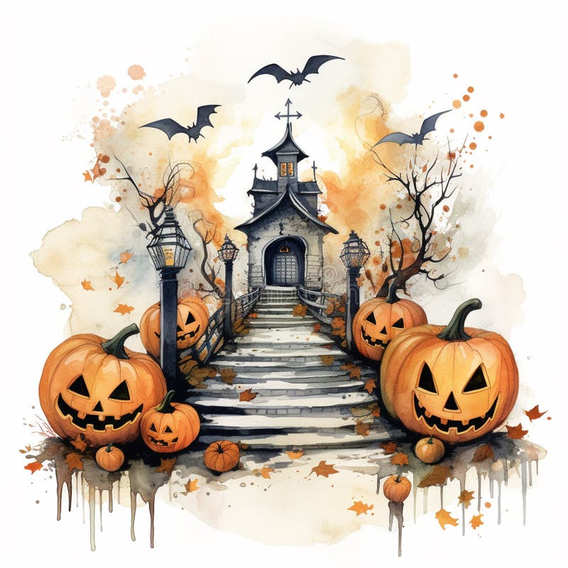 Relva de halloween ilustração do vetor